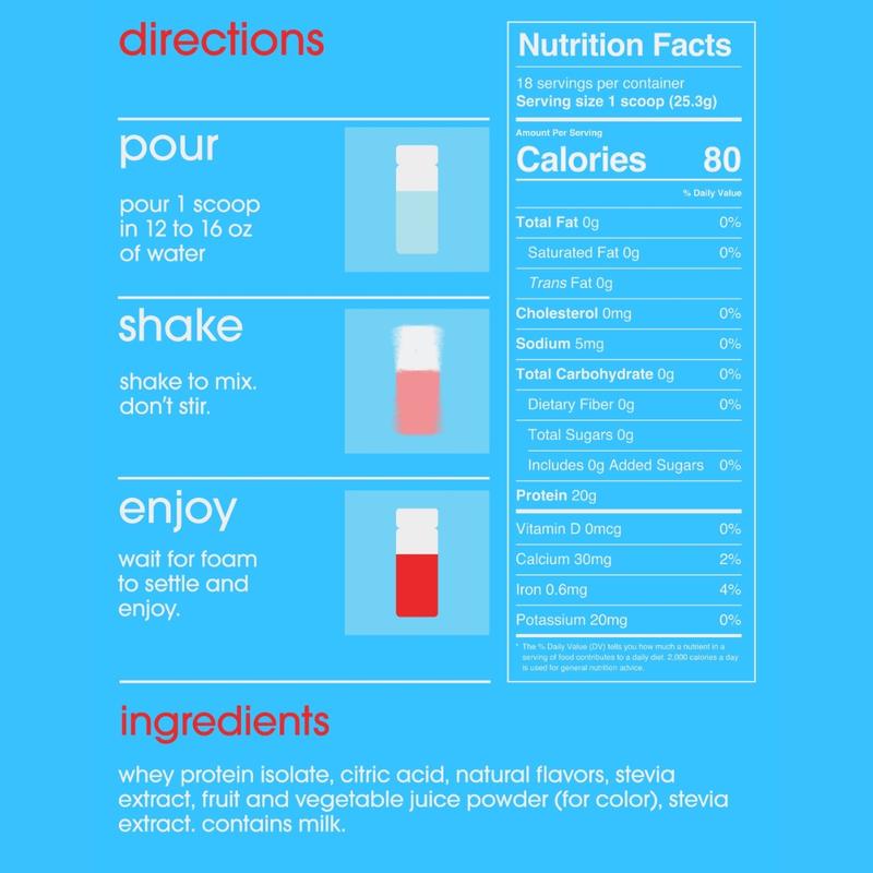 lustre™ whey protein powder