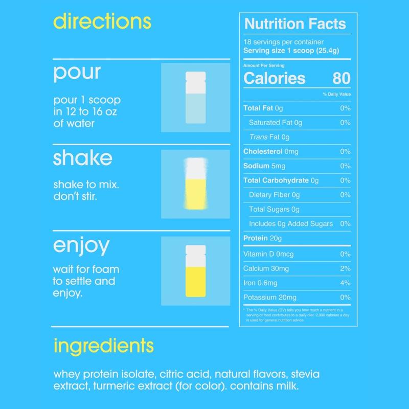 lustre™ whey protein powder